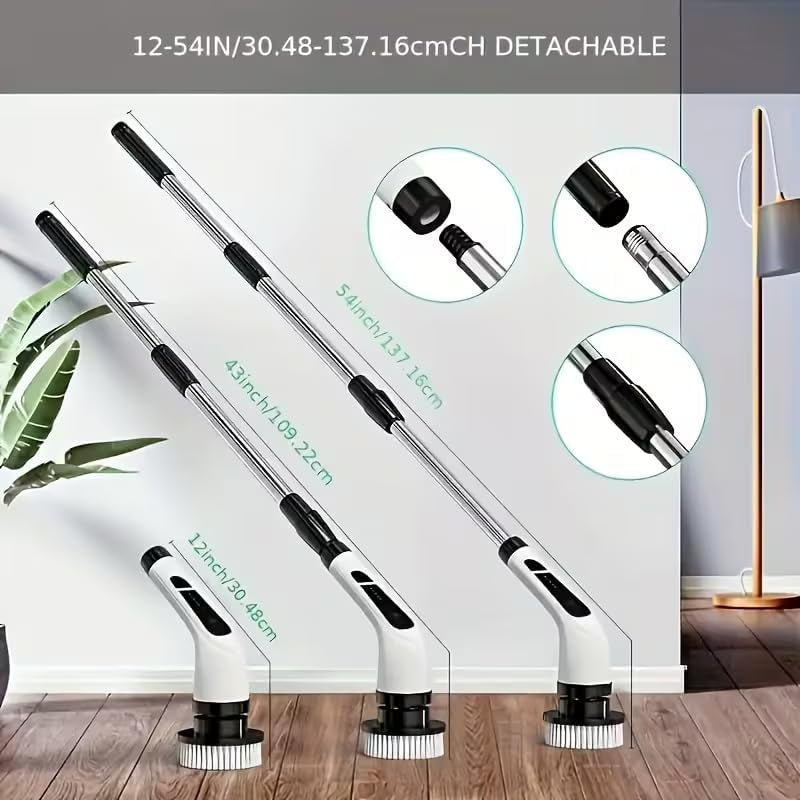 SpinScrub™ Pro - 8-in-1 Cordless Electric Cleaning Brush