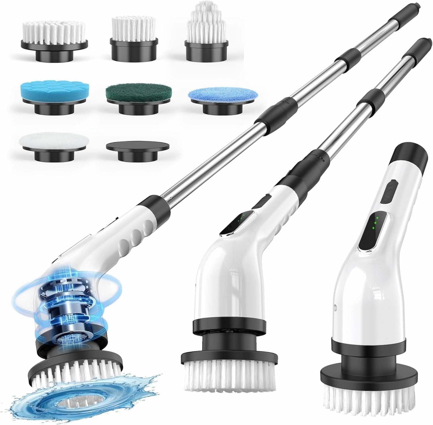 SpinScrub™ Pro - 8-in-1 Cordless Electric Cleaning Brush