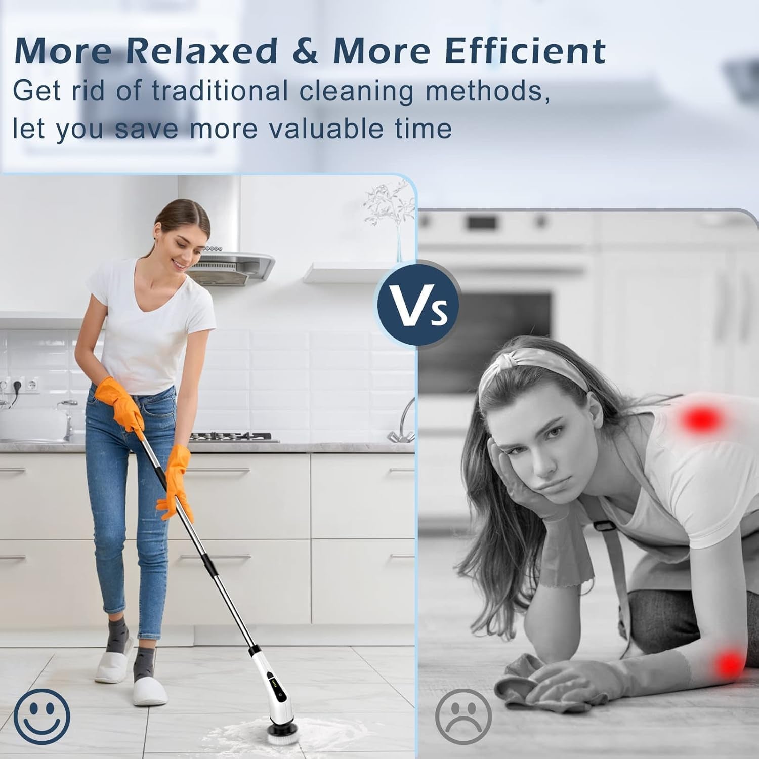SpinScrub™ Pro - 8-in-1 Cordless Electric Cleaning Brush